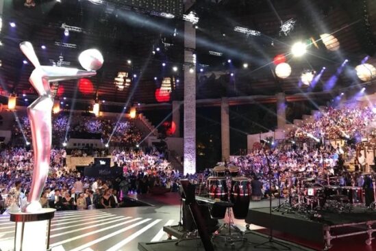 Transmissão da 13ª edição do Premios Platino XCaret