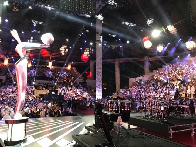 Transmissão da 13ª edição do Premios Platino XCaret